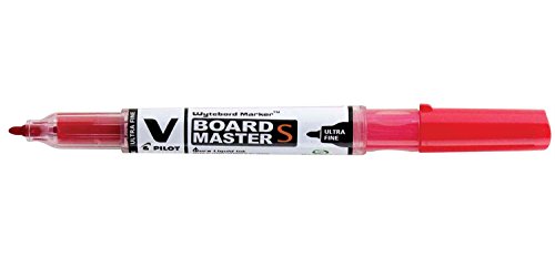 PILOT 487378 Whiteboard-Marker V BOARD MASTER S, Rundspitze, rot von PILOT