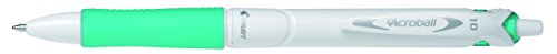 PILOT BAB15M-BG-G Druckkugelschreiber ACROBALL PURE WHITE, grün von PILOT