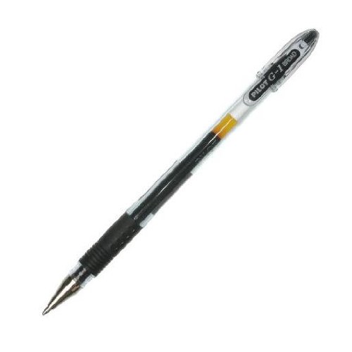 PILOT G1 GRIP Kugelschreiber, breite Spitze, schwarze Geltinte, 3 Stück von Pilot