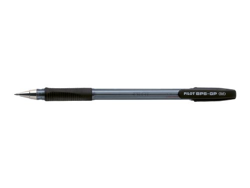 Pilot 3er-Set Kugelschreiber Grip BPS-GP mittelgroß, Schwarz von Pilot