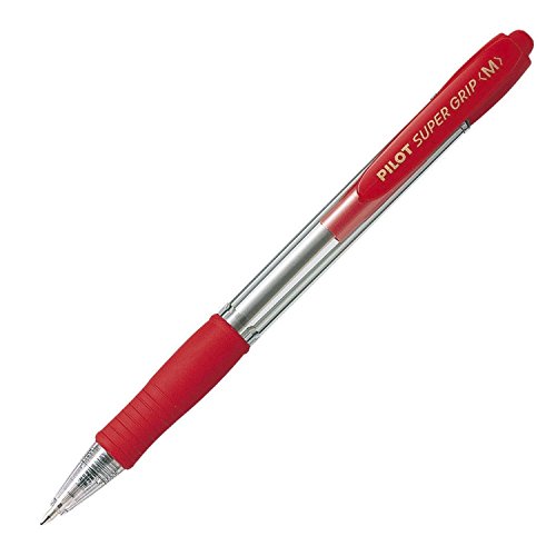 Pilot BPGP-10R-M-R Kugelschreiber Super Grip M BPGP-10R-M, 0,5 mm, rot von Pilot