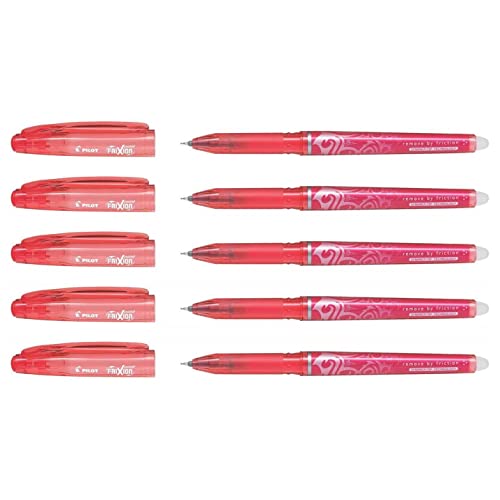 Pilot FriXion Point 0,5 Tintenroller, Rot, 5 Stück von Pilot