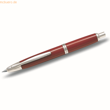 Pilot Füllfederhalter Capless Rhodium B rot von Pilot