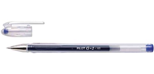 Pilot Kugelschreiber G1 (BL-G 1-5T 0,5 L) mit Zusatz von Kennzeichnungsmitteln, 0,3 mm, blau von Pilot