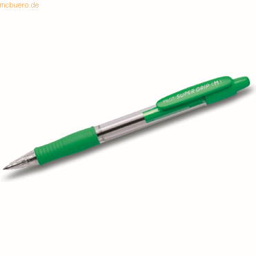 Pilot Kugelschreiber Super Grip M BPGP-10R-M grün von Pilot