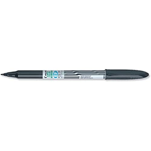 Pilot Scanuf SCAEF01 Permanentmarker, extra fein, 0,8 mm Strichbreite, Schwarz, 12 Stück von PILOT