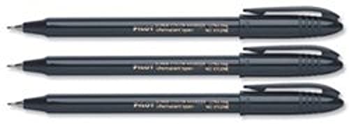 Pilot SCANUF Permanentmarker ultra fein 0,4 mm Strichbreite 12 Stück schwarz von Pilot