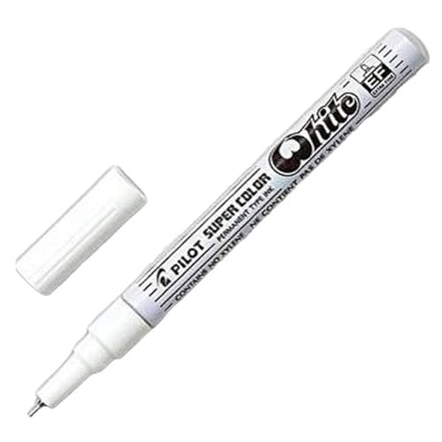 Pilot Super Farbe Extra Fein Marker Bullet Fein Single Pen weiß von Pilot