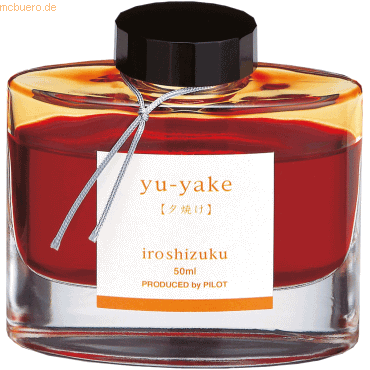 Pilot Tintenglas Iroshizuku 50ml (yuu-yake) Sunset von Pilot