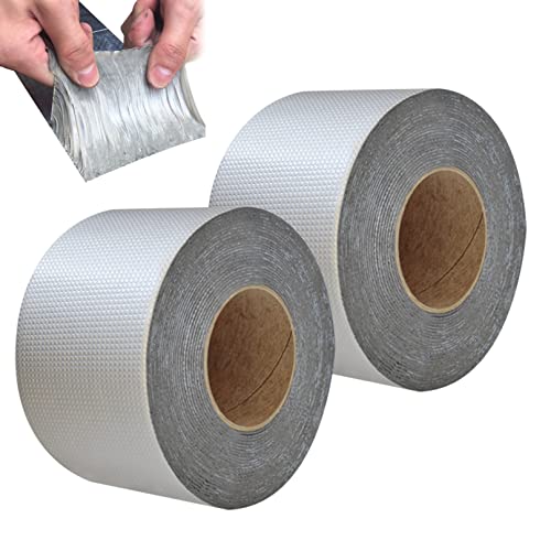 2pcs Butylklebeband selbstklebendes Butyl wasserdichtes Klebeband und Dach Dachversiegelung Reparieren Sie Klebeband für Dach, Fenster 5m x 5 m von Pineeseatile