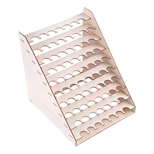 Lackrohrhalter Acrylfarben Organizer 75 Löcher Holzfarben Flaschen Rack Lackrohr Vorstellungsständer Halter von Pineeseatile