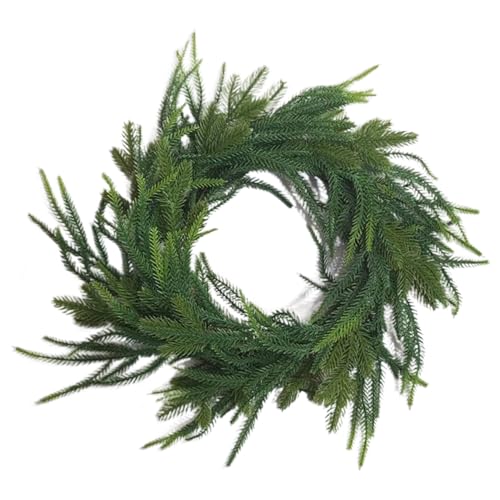 Pineeseatile Kieferngirlande Weihnachtskieferngirlande, 8,85ft künstliches Faux Norfolk Kieferngirland von Pineeseatile