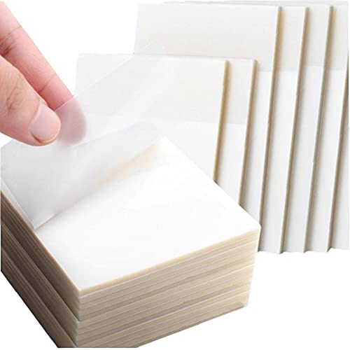 50 Stücke Transparente Notizen Kratzer Aufkleber Einfaches Und Hochwertiges Notizpapier Für Studentenbüro Briefpapier von PiniceCore