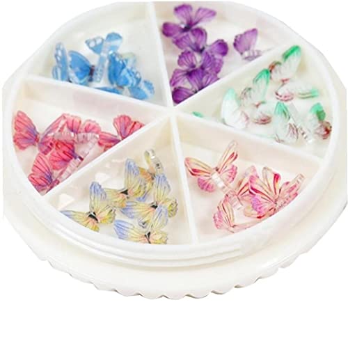 Bunte Charm Nail Art Strasssteine ??Dekoration Pixie Ornamente DIY Maniküre von PiniceCore