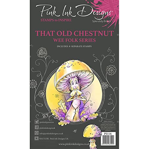 Pink Ink Designs PI116 Stempel-Set That Old Chestnut, transparent, durchsichtig, A6 von Pink Ink Designs