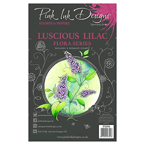 Pink Ink Designs Luscious Lilac-Clear Stempel-Set, A5 von Pink Ink Designs