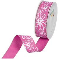 Druckband "Blüten" - Pink von HALBACH