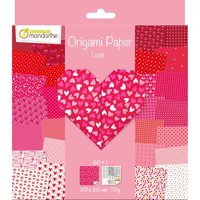 Faltpapier-Sortiment "Paper Love" von Pink