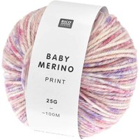 Rico Design "Baby Merino Print" - Beeren von Pink