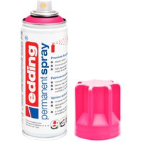 edding 5200 "Permanentspray", Seidenmatt - Neon-Rosa von Pink