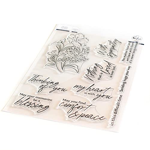 Pinkfresh Studio Clear Stamp Set 6"X8"-With Sympathy von Pinkfresh Studio