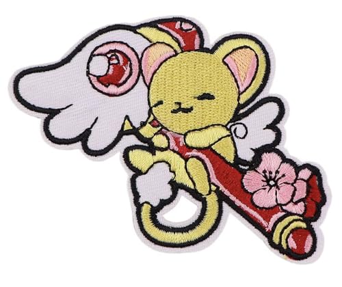 Cerberus Kerberos Kero-chan Kero Cardcaptor Sakura CCS Manga Anime 9,1 cm bestickter Aufnäher zum Aufbügeln für Kleidung von Pinstant