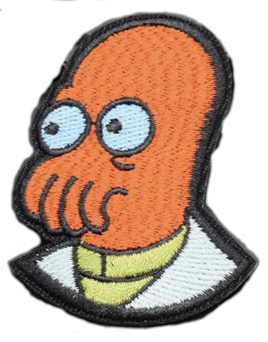 Dr. Doctor Zoidberg Futurama Comedy Animierte TV-Show, 6,1 cm, zum Aufbügeln, bestickter Aufnäher für Kleidung von Pinstant