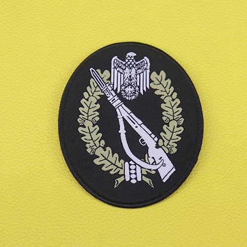 WW2 Weltkrieg Deutscher Gewehrkranz Adler 8,9 cm Militär Patch von Pinstant