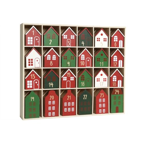 PE Weihnachten Adventskalender Holz zum Befüllen 24 Schubladen von Kleinen Geschenken, Wiederverwendbare Weihnachten Countdown Adventskalender Weihnachtliche Dekoration Kinder Erwachsene PE Weihnachten Adventskalender Holz zum Befüllen 24 Schubladen von Kleinen Geschenken, Wiederverwendbare Weihnachten Countdown Adventskalender Weihnachtliche Dekoration Kinder Erwachsene von Pioneer Effort