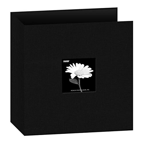 Pioneer 8 1/5,1 cm von 27,9 cm 3 Ring Stoff Rahmen Cover Memory Binder, tief schwarz von Pioneer Photo Albums