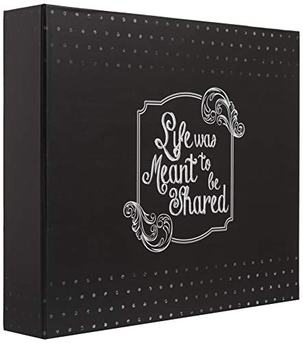 Pioneer Photo Albums Pioneer Kreidetafel-Album mit 3 Ringen, 30,5 x 30,5 cm – geteilt, Kunststoff, Gemeinsam, 12 x 12 Inch von Pioneer Photo Albums