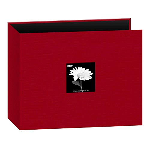 Pioneer Photo Albums Pioneer Stoffalbum mit 3 Ringen, 30,5 x 30,5 cm, Rot, Textil, Apple Red, 12"x12" von Pioneer Photo Albums