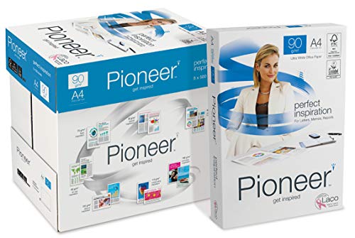 Pioneer office paper - Kopierpapier weiss, 90g/m², A4, FSC mix 70% - Karton á 5 Pakete zu 500 Blatt von Antalis