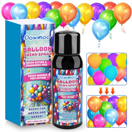 Magic Shine – Glanzspray für Ballons, 120 ml, belebt und verschönert Latexballons mit einem hochglänzenden Finish, Anti-Oxidation, ideal für Ballonbögen (A) von Pipihome