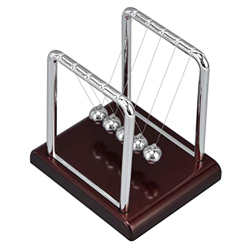 Newtons Cradle Balance Balls, Balance Pendel Ball Physik Wissenschaft Metall Büro Spiele Desktop Dekoration Spielzeug Spiele Zubehör Wissenschaft Schreibtisch Gadgets von Pissente