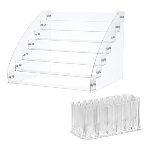 Vielseitiges Farbrohr-Organisationsregal, mehrschichtiger Acryl-Farbhalter, Ständer mit Pinsel-Organizer, für Künstler, Hobbyisten Vielseitiges Farbrohr-Organisationsregal, mehrschichtiger Acryl-Farbhalter, Ständer mit Pinsel-Organizer, für Künstler, Hobbyisten von Pitadue