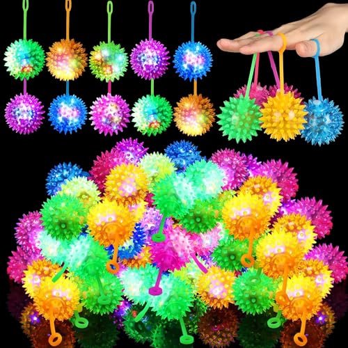 Piucrty Igelball Mitgebsel Kindergeburtstag 18Pcs Leuchtball Gastgeschenke Stressball Give Aways Tombola Preise Kinder Kleinigkeiten Sensorik Spielzeug Anti Stress Bälle Party Kleine Geschenke von Piucrty