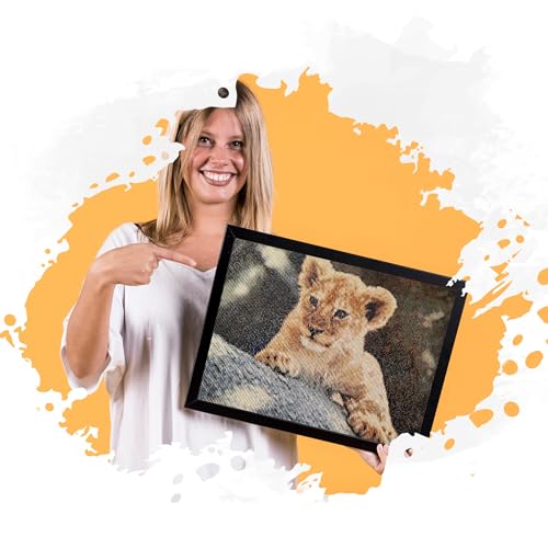 Pixels & Steken - Eigenes Foto Diamond Painting - Entwerfen Sie Ihr eigenes Design - Runden Steine - 50x70cm - Made in EU - Lieferung innerhalb von 72 Stunden von Pixels & Steken