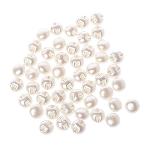 Nähen Perlenknöpfe 50 Stück Rund 10mm 11mm Kleidung Zubehör Zubehör Für Hochzeit Kleid Kostüm Schmuck Geschenk Versorgung von Pjeghbvop