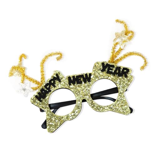 Pjeghbvop Star Party Spektakelrahmen Für Silvester Vielseitige Feierbrille Party Accessoires Für Teenager Für Erwachsene von Pjeghbvop