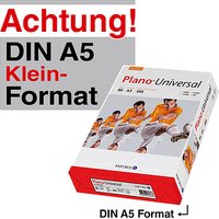 Plano Kopierpapier Universal DIN A5 80 g/qm 500 Blatt von Plano