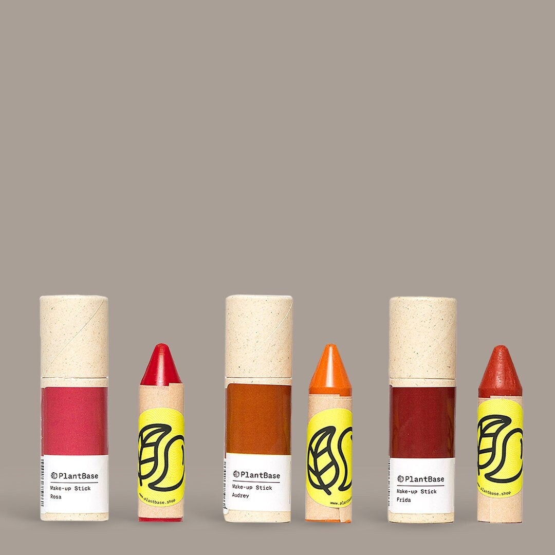 3 in 1 Make-Up Stick, Lidschatten, Rouge, Lippenstift/Zero Waste, Made Germany von PlantBaseGmbH