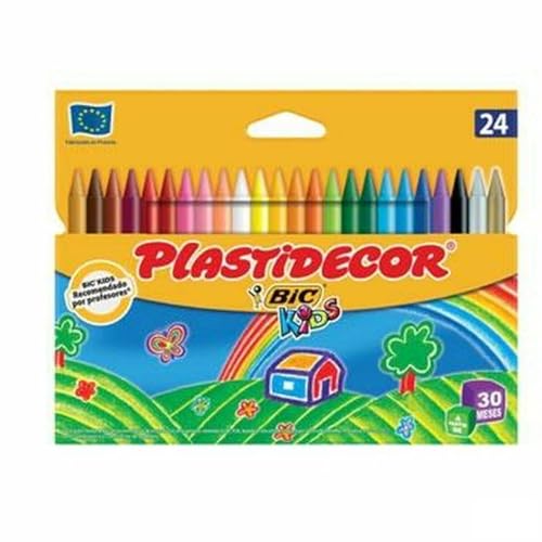 Plastidecor Buntstifte, mehrfarbig, 12 Stück, Marke EAN: 4899888660248 von Plastidecor