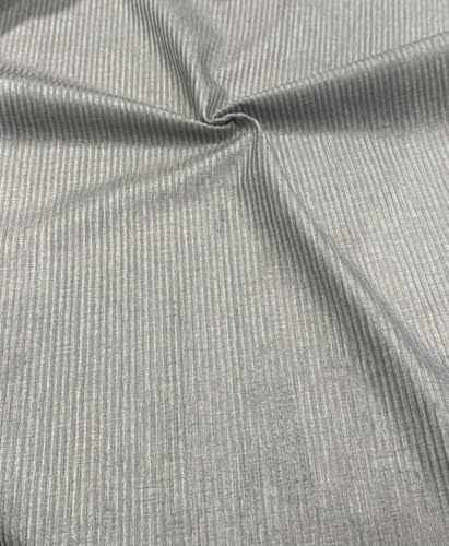 Premium Westbury Polster-Samtstoff, erhältlich in 8 Farben (Silber, 25 Meter Rolle) von Platinum Fabrics Ltd