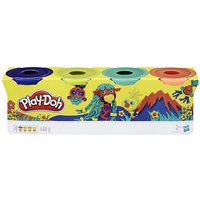 Play-Doh Knete WILD farbsortiert, 4 Farben je 112,0 g von Play-Doh