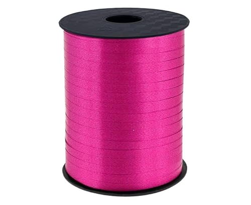 Ballonband Geschenkband Kräuselband Polyband bunt Geburtstag Deko viele Farben 458 m Geschenkverpackung, Farbe:Fuchsia von Playflip