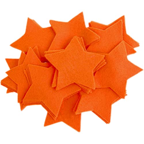 Playfully Ever After 5,1 cm, 60 Stück, steife Filzsterne (Orange) von Playfully Ever After