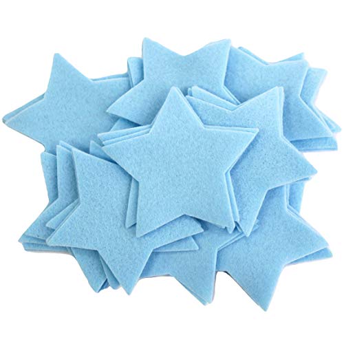 Playfully Ever After 5,1 cm, 60 Stück, steife Filzsterne (hellblau) von Playfully Ever After