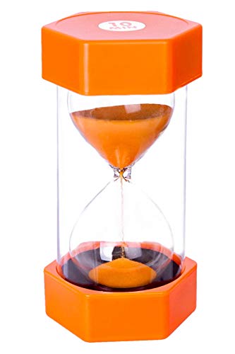 Playlearn Sanduhr für Kinder, 15,2 cm, große Sanduhr für Klassenzimmer, Lehrer, Zuhause, Büro – langlebig und sicher von Playlearn USA