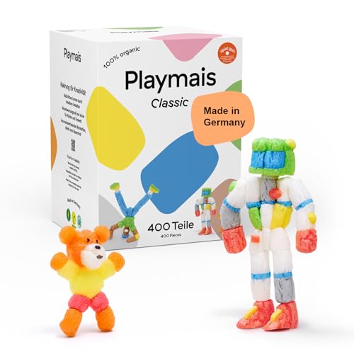 Playmais Classic 400 | 400 Teile | Bastelset | natürliches Spielzeug | inkl. Schwämmchen, Bastelmesser | vegan, verantwortungsvoll & sicher für Kinder & Umwelt | ab 3 Jahren Playmais Classic 400 | 400 Teile | Bastelset | natürliches Spielzeug | inkl. Schwämmchen, Bastelmesser | vegan, verantwortungsvoll & sicher für Kinder & Umwelt | ab 3 Jahren von Playmais